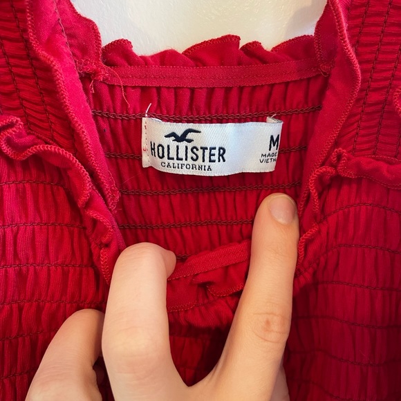Hollister Smocked Square Neck Top - Picture 2 of 3